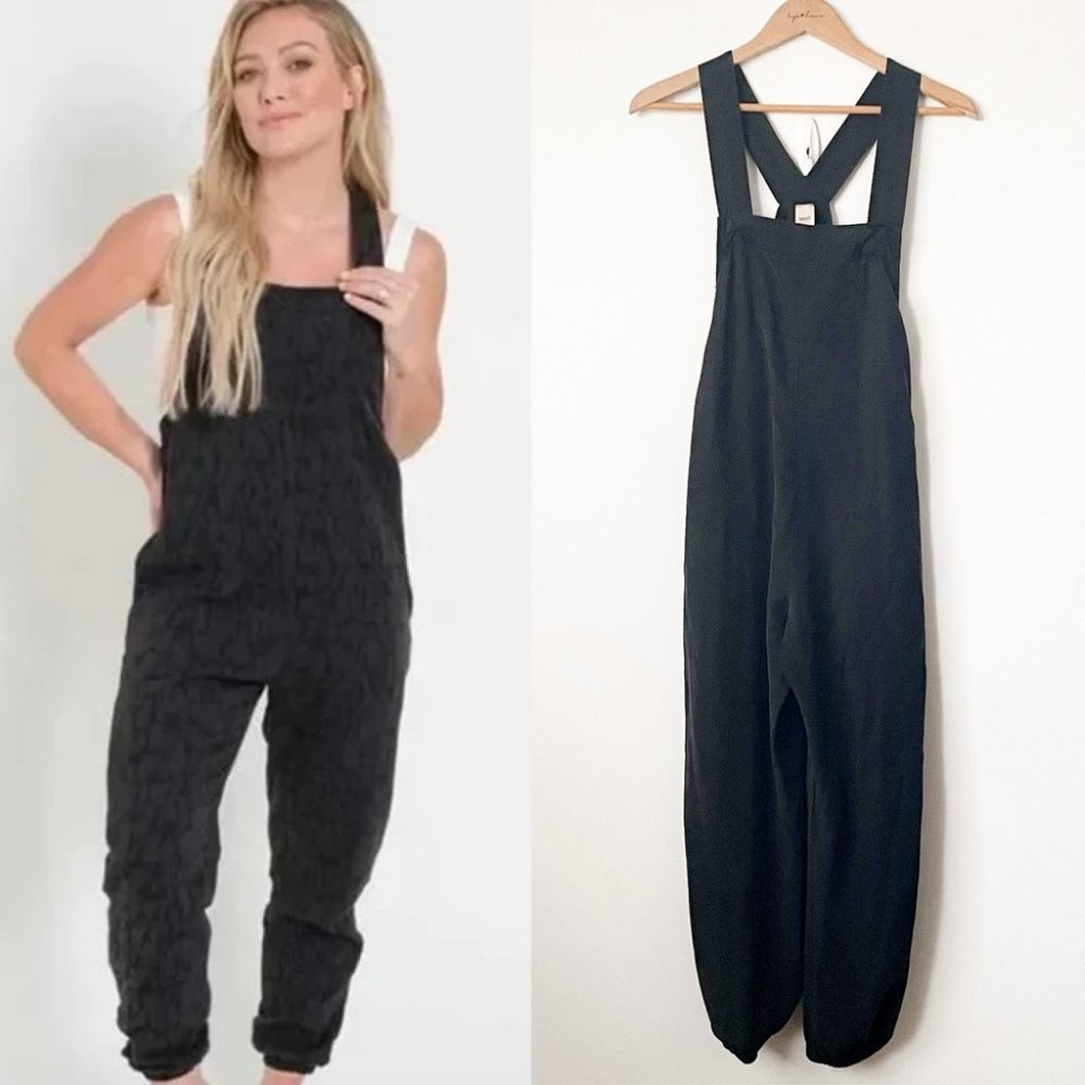 Smash + Tess Black Tencel Romperalls, Small